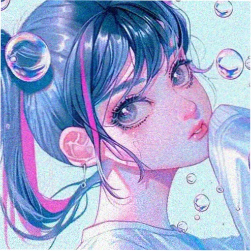 线稿头像复古风潮配图
